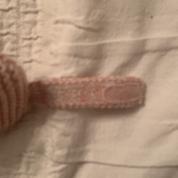 NWT Baby Gap fleece lined pink bear toque - Picture 4 of 5